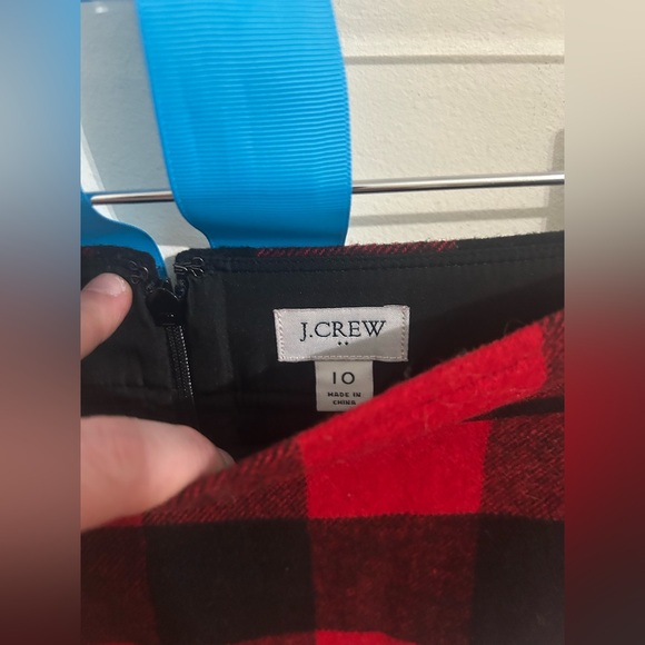 J Crew Buffalo Plaid Wool Skirt - Picture 10 of 12